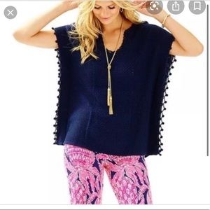 Lilly Pulitzer navy keating sweater